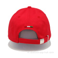 Casquette de baseball de haut niveau avec logo brodé 3D